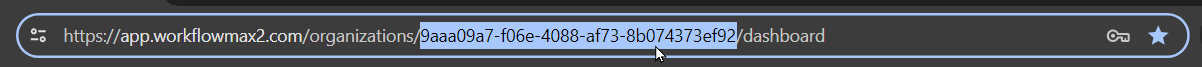 Account ID in the URL