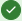 Task is complete - white tick on green circle icon