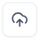 Upload a file - grey up-arrow icon