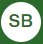 User profile initials button